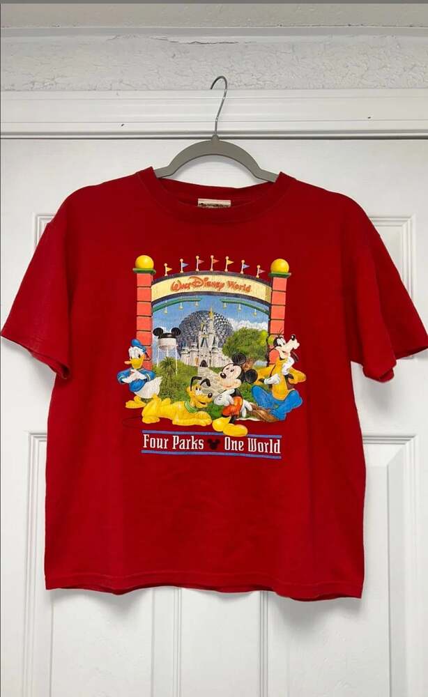 Vintage Walt Disney World Mickey Mouse and Friends Four Parks One World